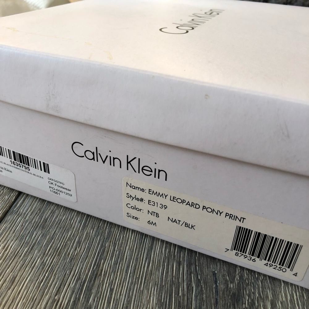 Calvin Klein Emmy Leopard Print Pumps - Picture 7 of 7